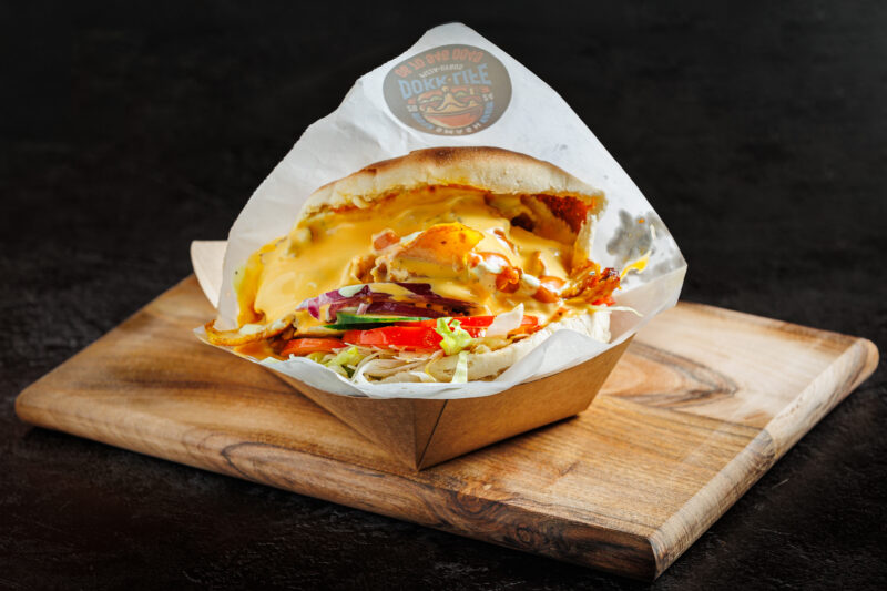 Dokk Cheddar Pitában