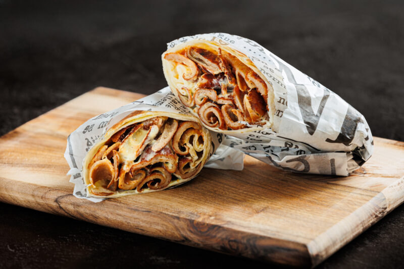 Dokk big tortilla menü