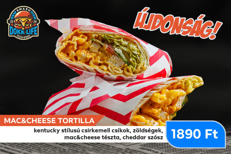 Mac & Cheese tortilla
